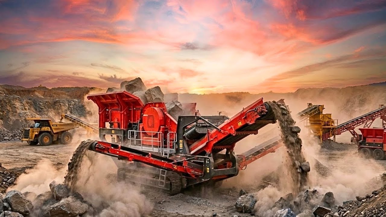 World's Largest Stone Crusher Machine | Extreme Rock Processing Plant in Action