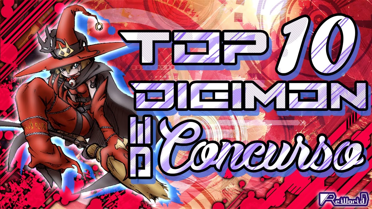TOP 10 Digimon de Concurso
