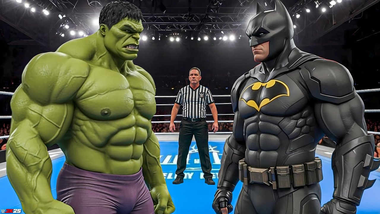 WWE 2K25 - HULK VS BATMAN | PS5 Gameplay 