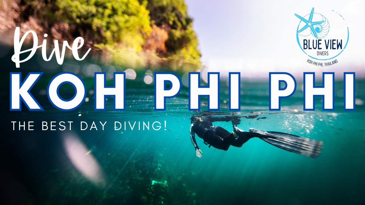 Discover Phi Phi Island! |  A Perfect Day Scuba Diving | Dive with AMAZING Marine life every day!