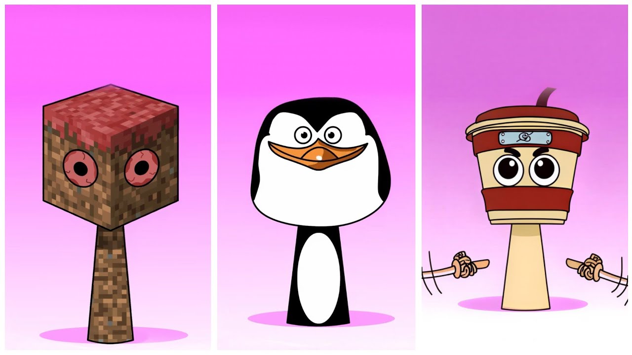 My Sprunki OC: MINECRAFT  🆚 SHKIPER  🆚  CAPUCHINO ASSASINO Tiles Hop EDM Rush