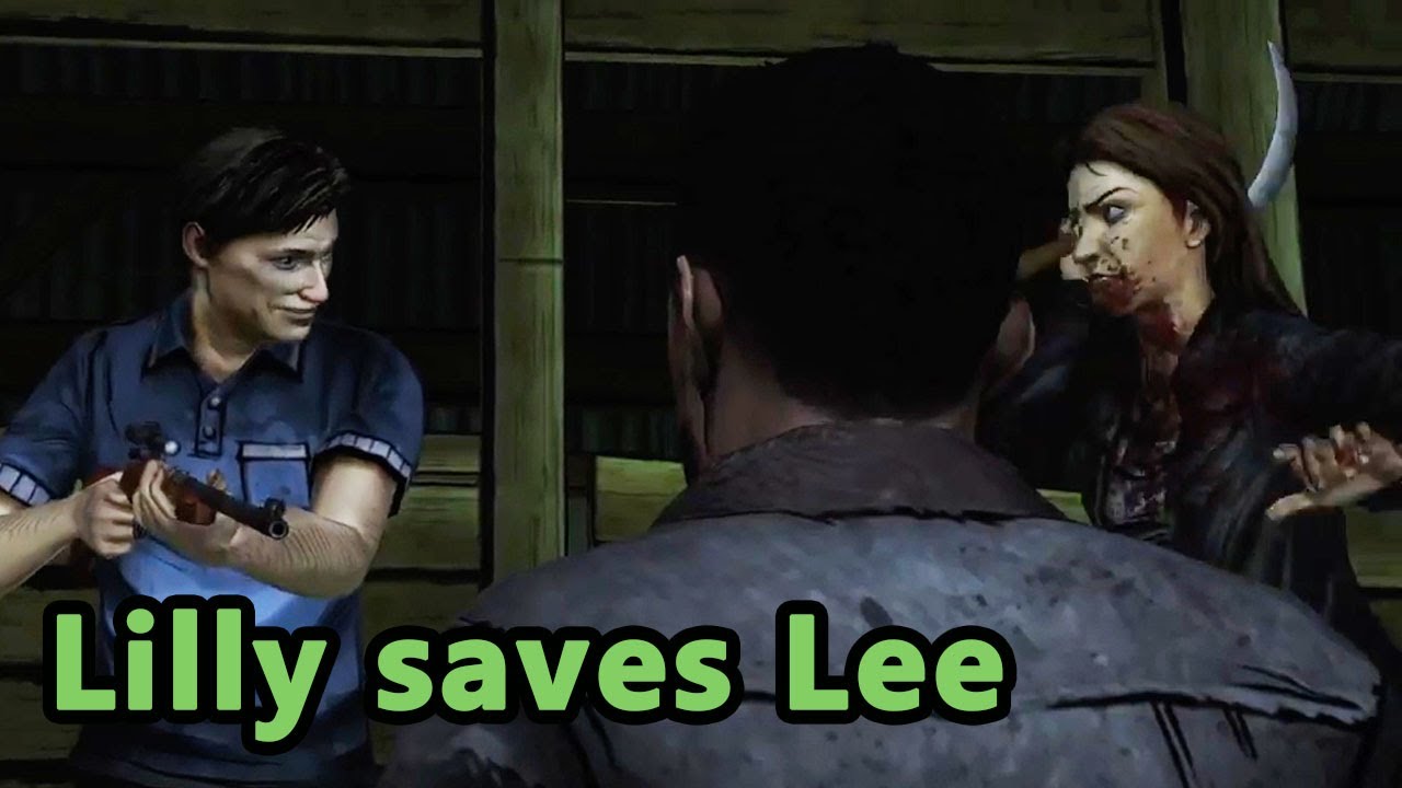The Walking Dead Season 1: Lilly saves Lee