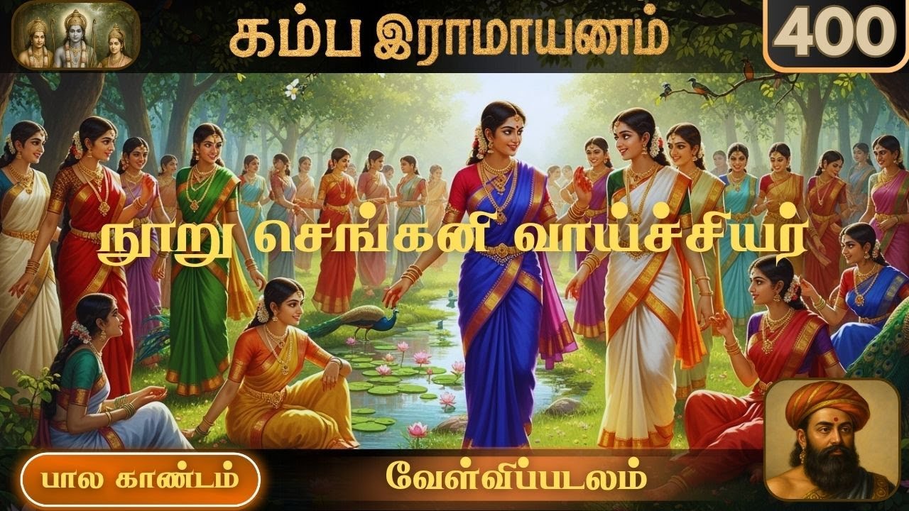 நூறு செங்கனி வாய்ச்சியர் | Song 400 | வேள்விப்படலம் | பால காண்டம் | Kamba Ramayanam