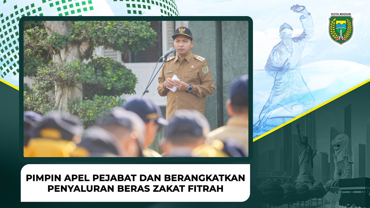 Pimpin Apel Pejabat dan Berangkatkan Beras Zakat Fitrah, Plt Wali Kota Pesan Pelayanan Tetap Optimal
