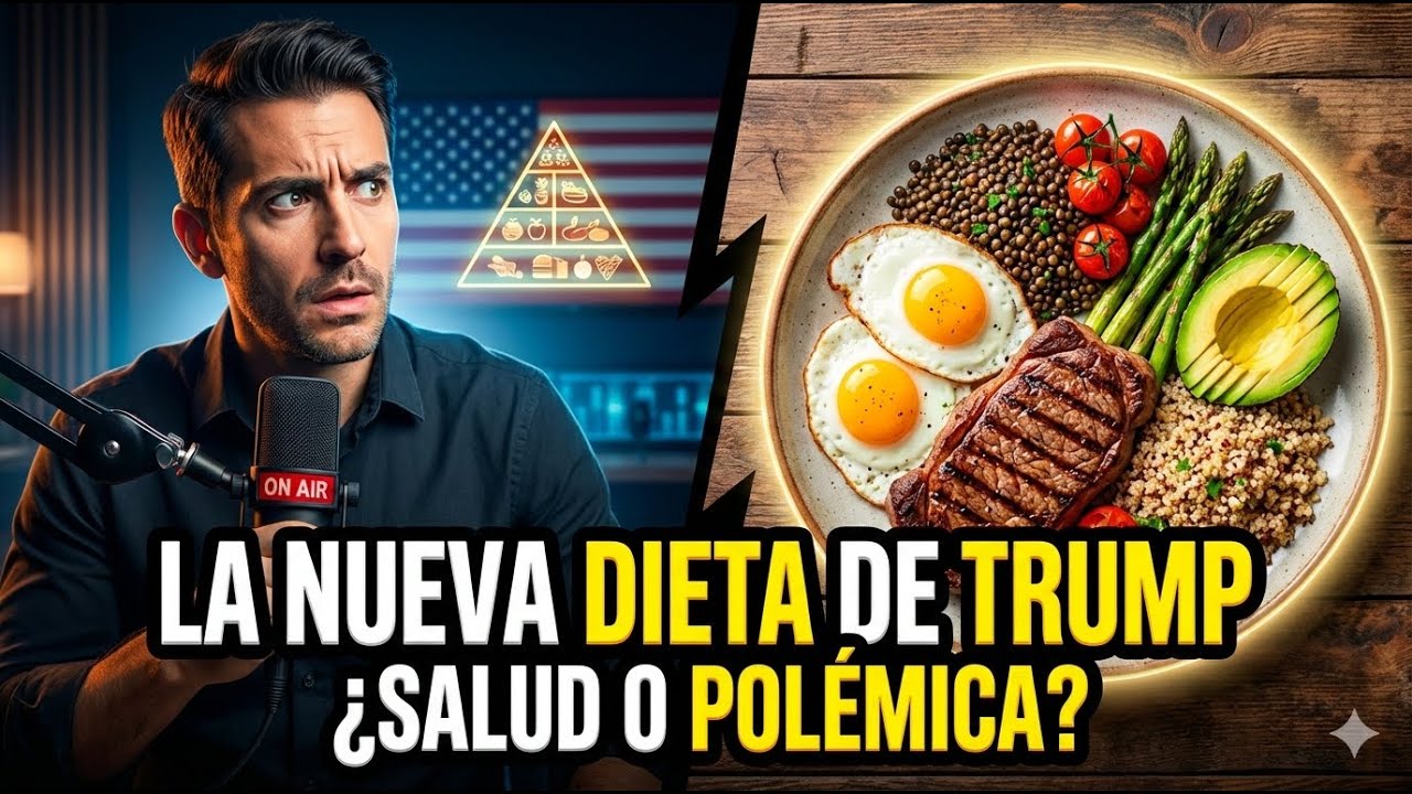 🔴 La nueva pirámide alimenticia de Trump: ¿Qué debes comer para vivir más y mejor? | Flash Mundial