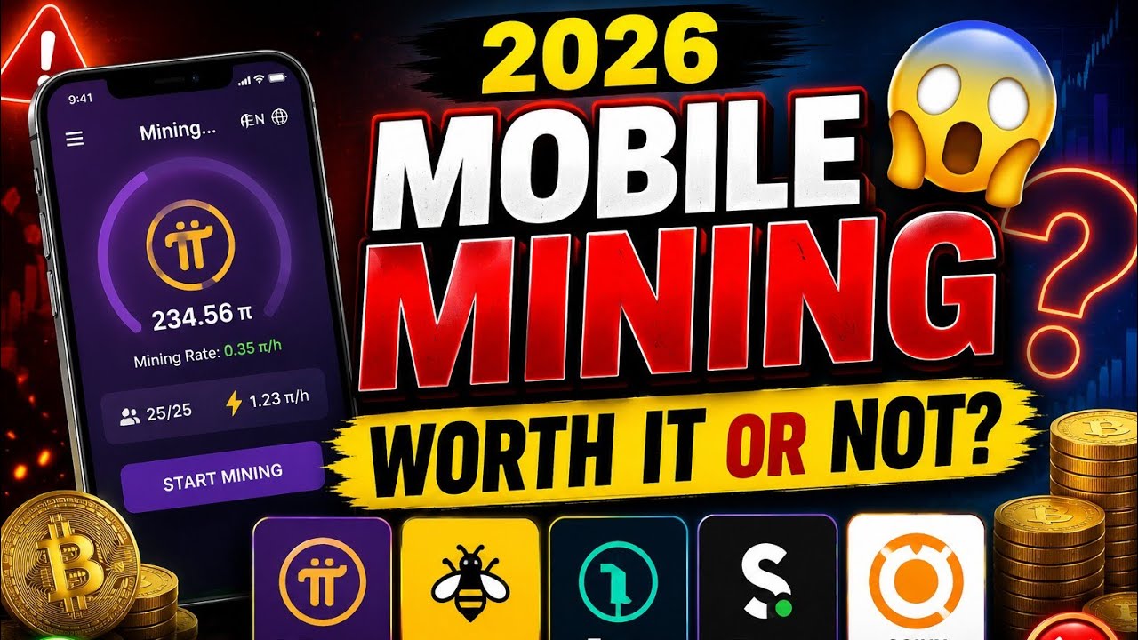 The Truth About Mobile Mining in 2026 | Real or Fake? Can You Really Earn Crypto?