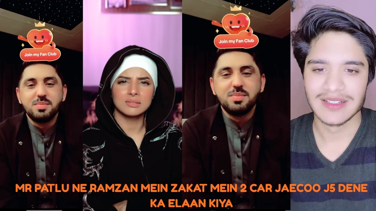 Mr patlu ne Ramzan Mein Zakat mein 2 Car Jaecoo J5 Dene ka Elaan Kiya Aur Dr Eman Ne 1 Bike...
