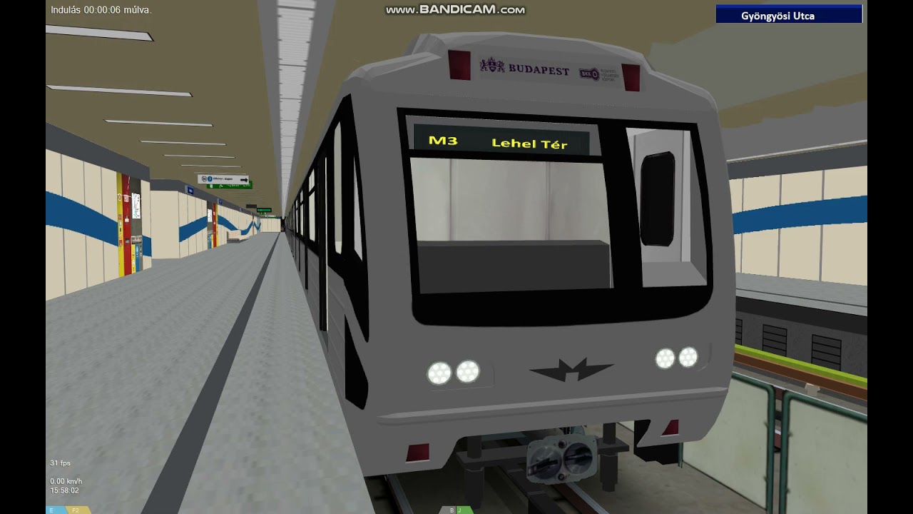 [WORK IN PROGRESS] OpenBVE｜M3 ➤ Újpest-Központ M ➤ Lehel tér M｜BKV-BKK 81-717.2k (Panda)