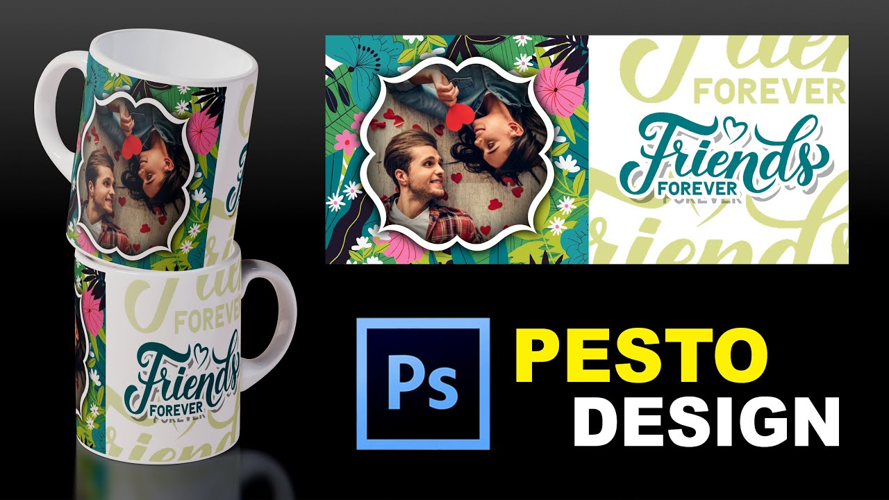 How to Design a Coffee Mug in Photoshop |39|