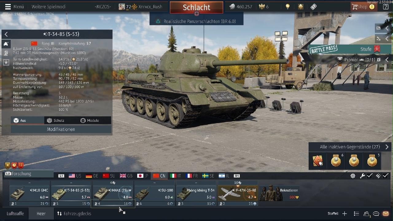 6.0 China   |War Thunder