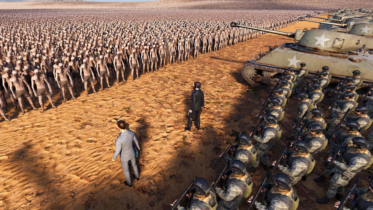 Earth's Last Stand against 6 MILLION ZOMBIES! - Ultimate Epic Battle Simulator 2 UEBS 2
