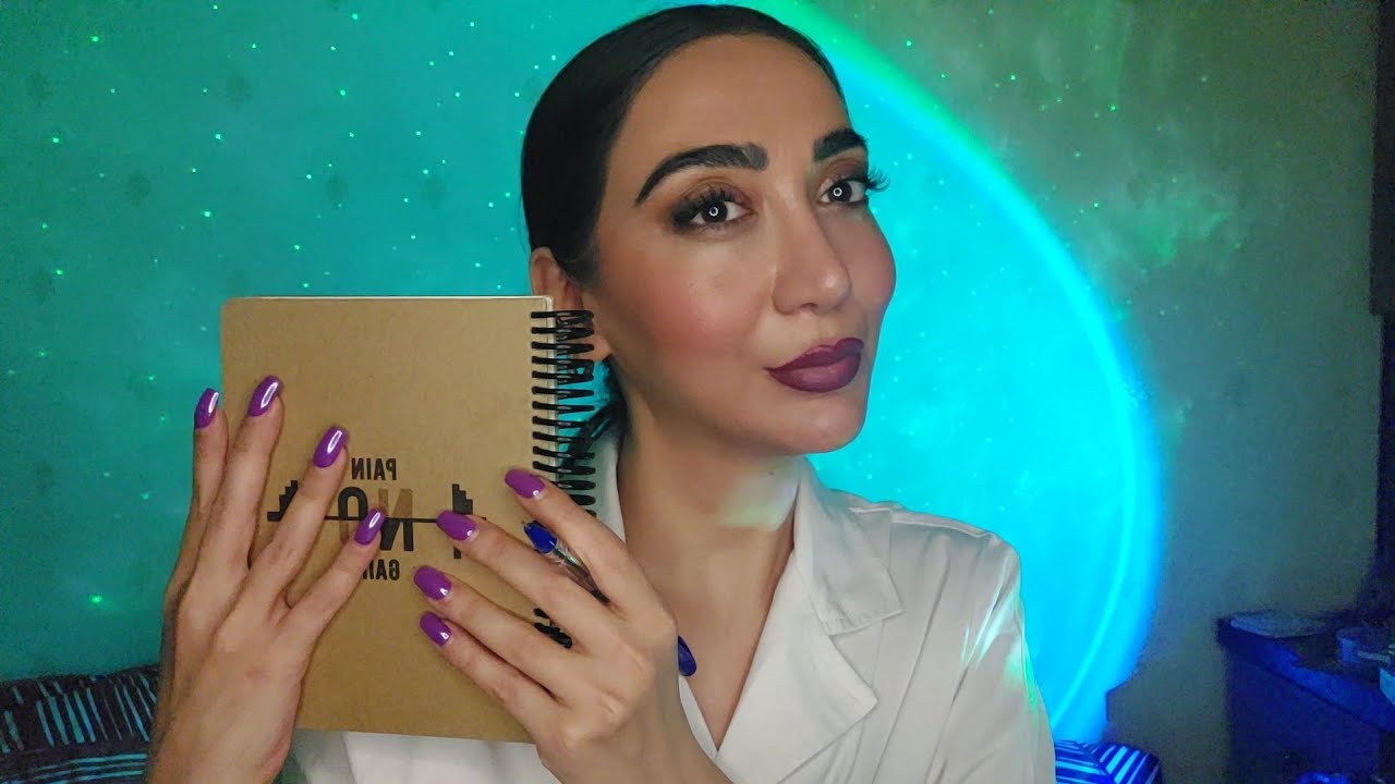 ASMR FARSI 💫 ای اس ام آر فارسی | رول پلی روانشناسی( با سوال پرسیدن آرومت میکنم )
