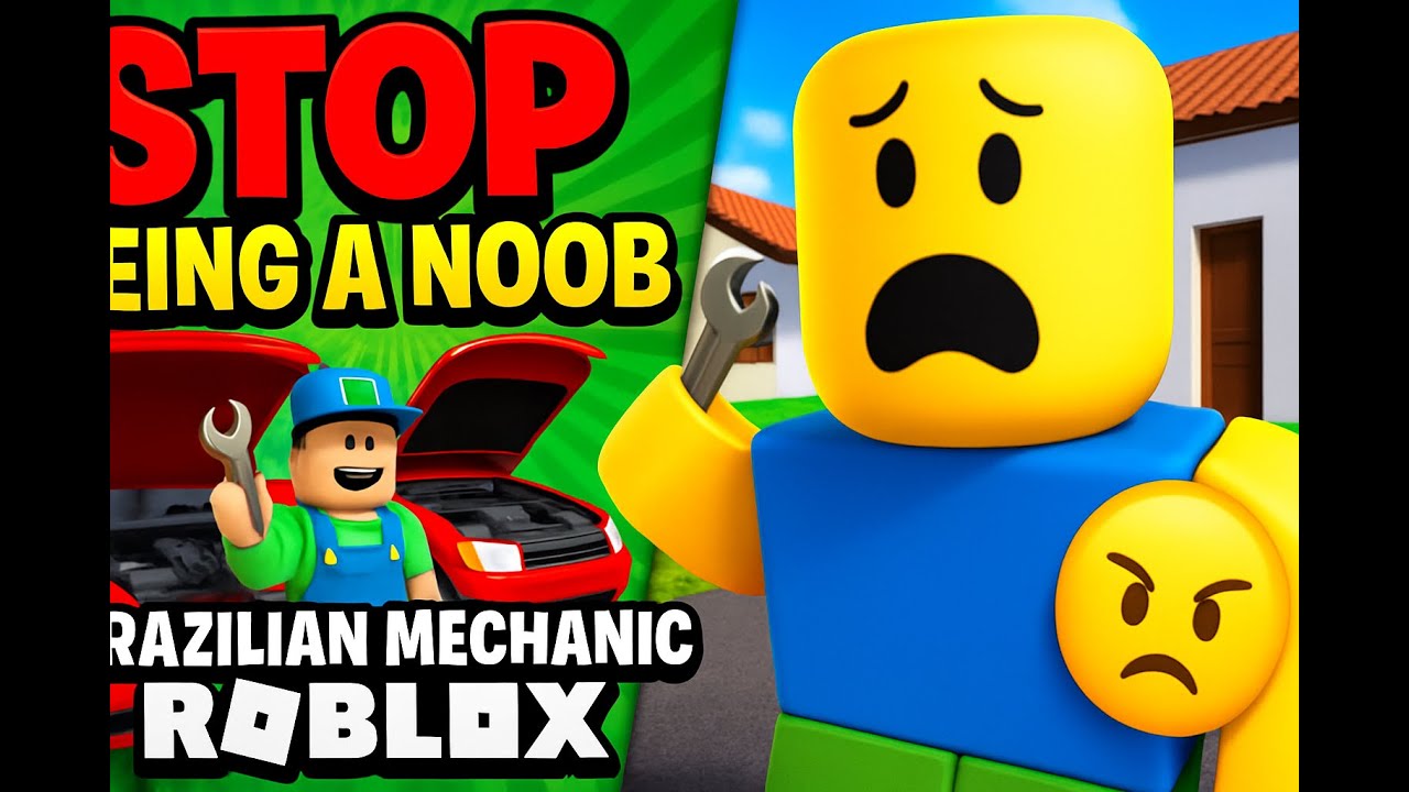 STOP Being a Noob in Brazilian Mechanic Roblox 😤