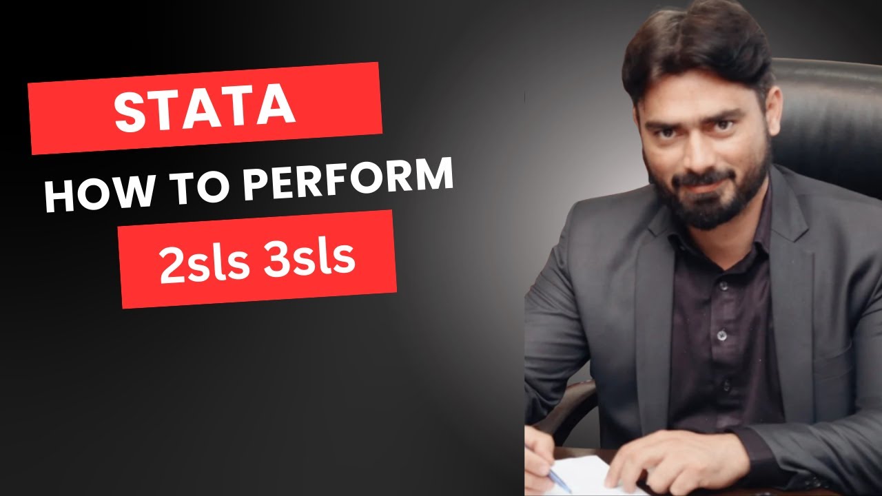 2SLS and 3SLS in STATA | Instrumental Variable & Simultaneous Equation Models Explained| STATA