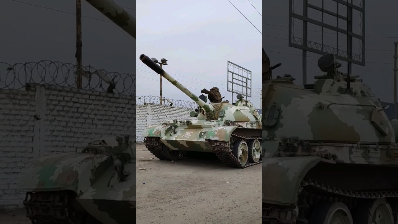 Tanque T-55 del ej&eacute;rcito peruano