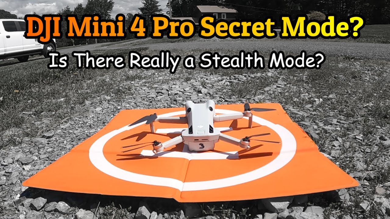 We Found a DJI Secret Mode:  Mini 4 Pro Stealth Mode?