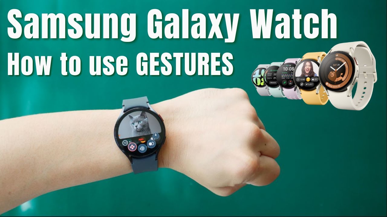 Как использовать жесты в Samsung Galaxy Watch