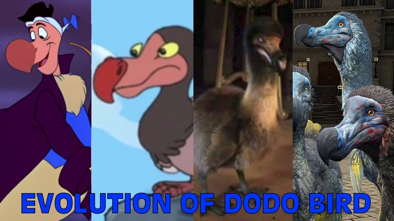 Evolution Of Dodo Bird In Movies, TV Shows, Documentaries, Games, & Paleo Media
