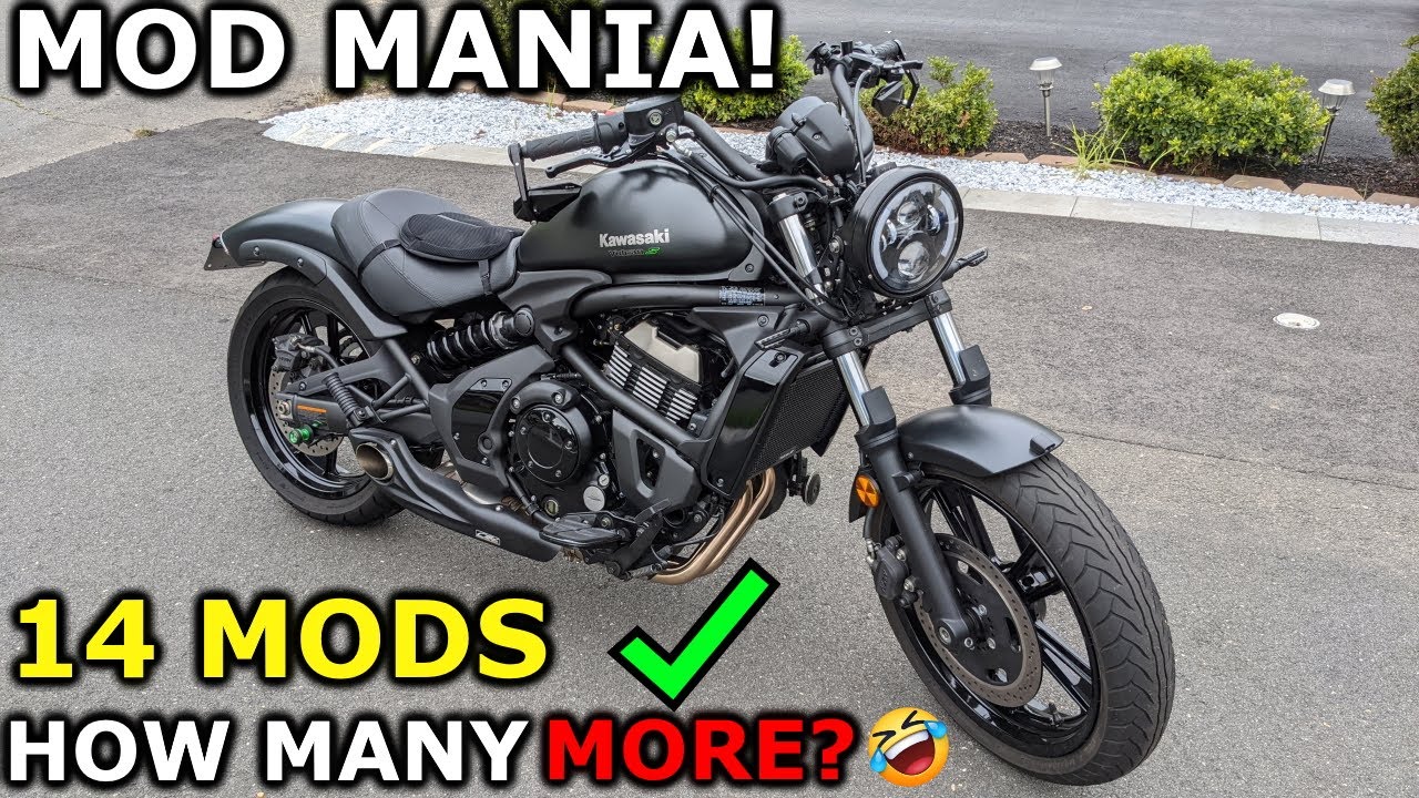 Must Have Mods for Vulcan 650 S Best Mods for Kawasaki Vulcan 650 S Motovlog