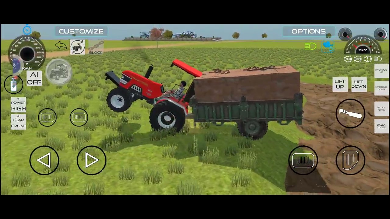 #indianvehiclessimulator3dgame #gameplay #tractorpulling #tractorgame 