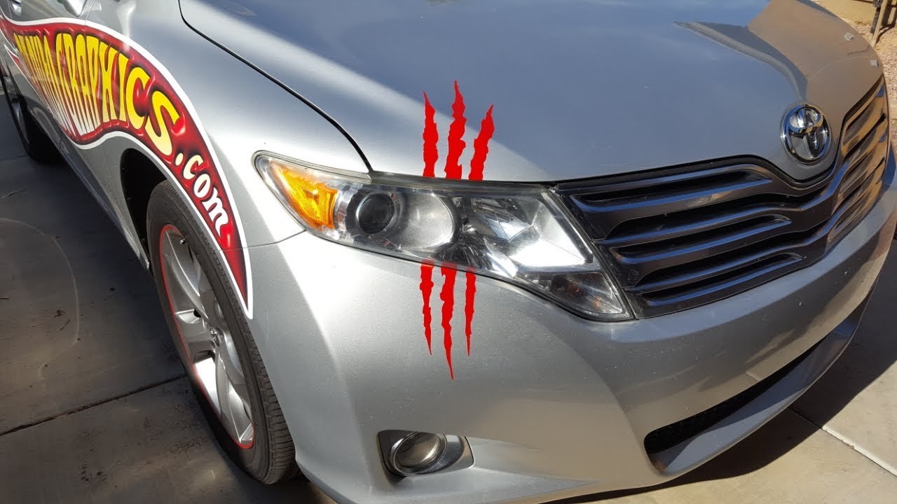 Monster Claw Decal Sticker Install