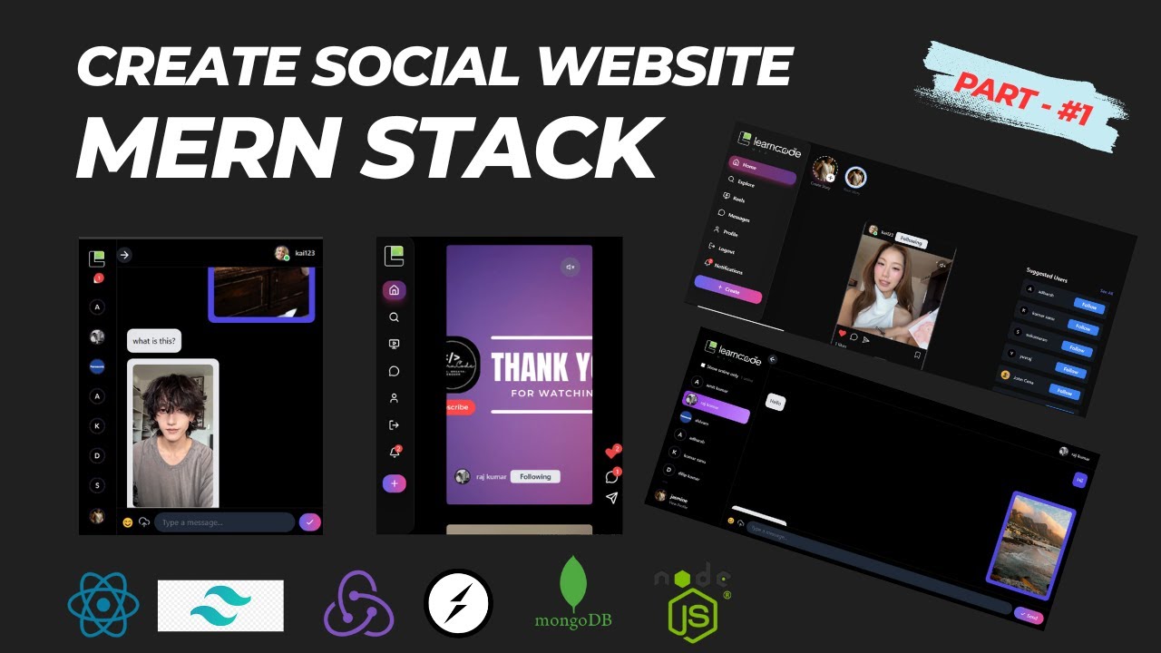 #1 Social Media Website In Mern Stack in Reactjs || Nodejs || Expressjs || MongoDb #mernstack