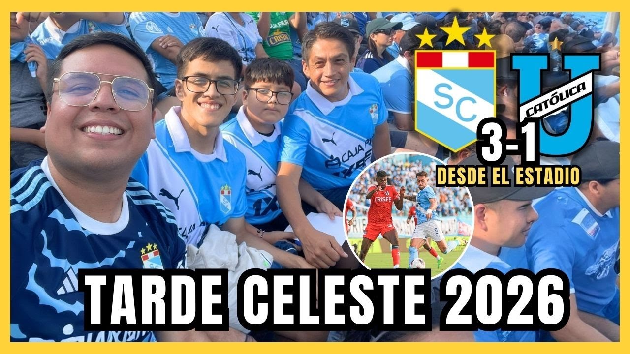 DESDE EL ESTADIO | SPORTING CRISTAL 🇵🇪 3 - 1 🇪🇨 UNIVERSIDAD CATÓLICA DE ECUADOR | Tarde Celeste 2026