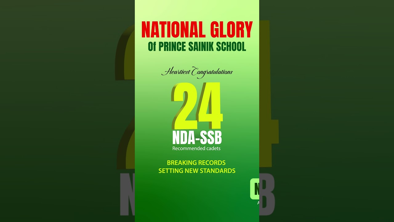 🔥 24 Cadets Recommended in NDA-155 | Prince Sainik School Creates History | NDA SSB 2025 Success