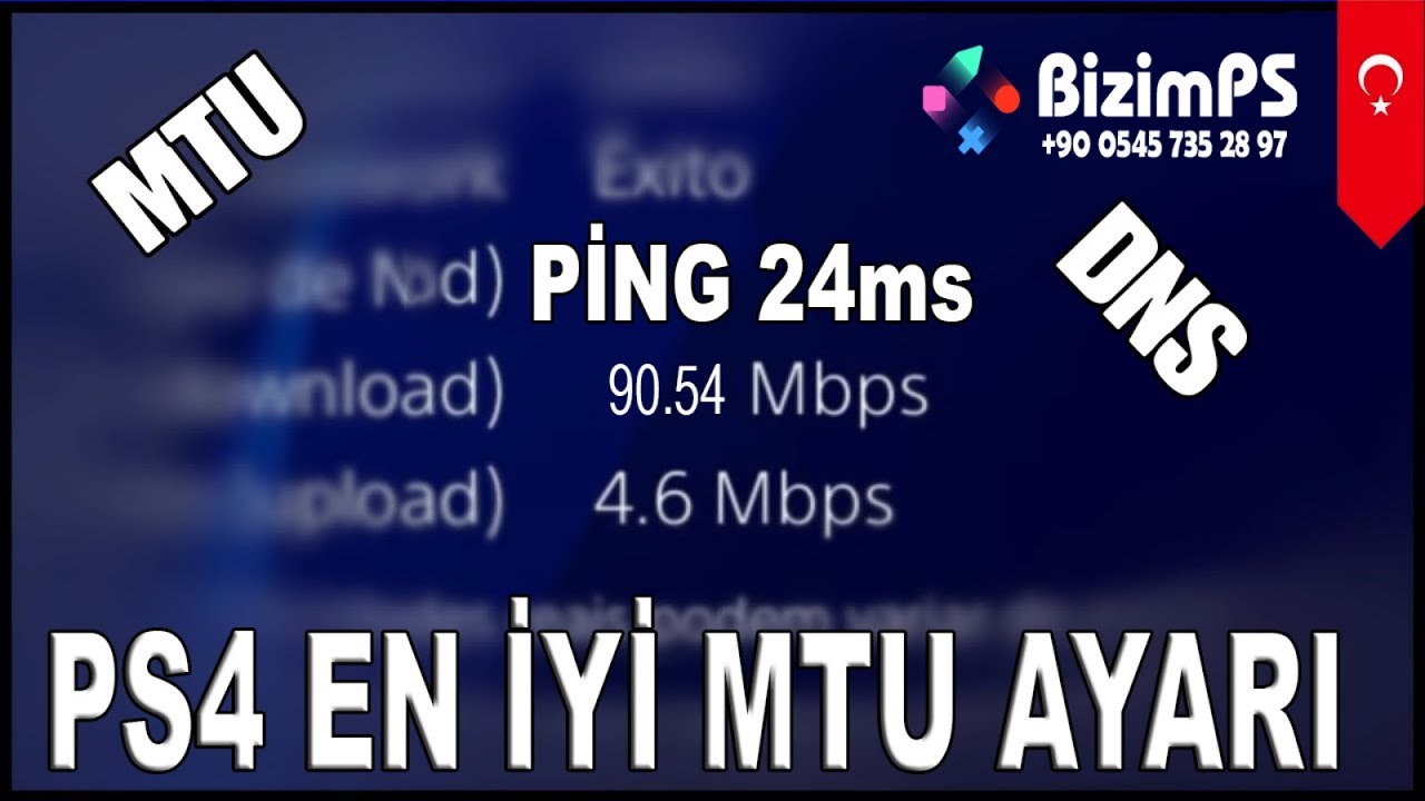PS4 İ&ccedil;in En İyi MTU Ayarı PİNG D&uuml;ş&uuml;rme Online Adam Vuramayanlara