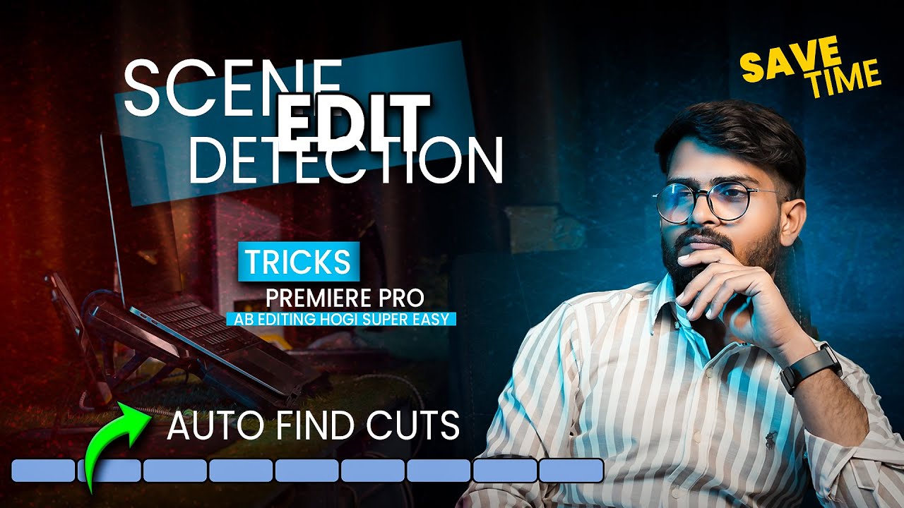 Scene Edit Detection 🔥 Ab Editing Hogi Super Easy | Premiere Pro Trick | Auto Cuts in Seconds