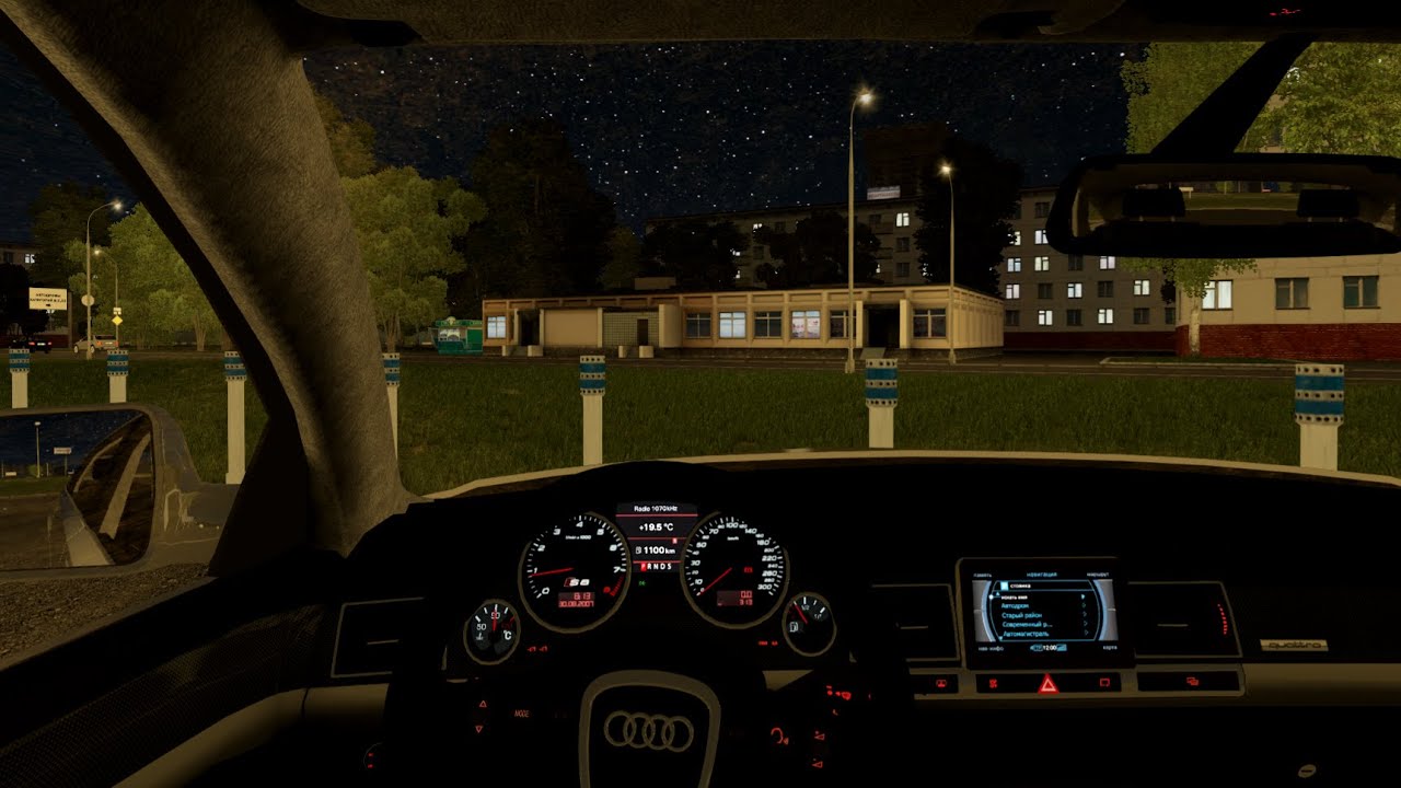 City Car Driving 1.5.9.2 - Audi S8 | Night Cruise POV
