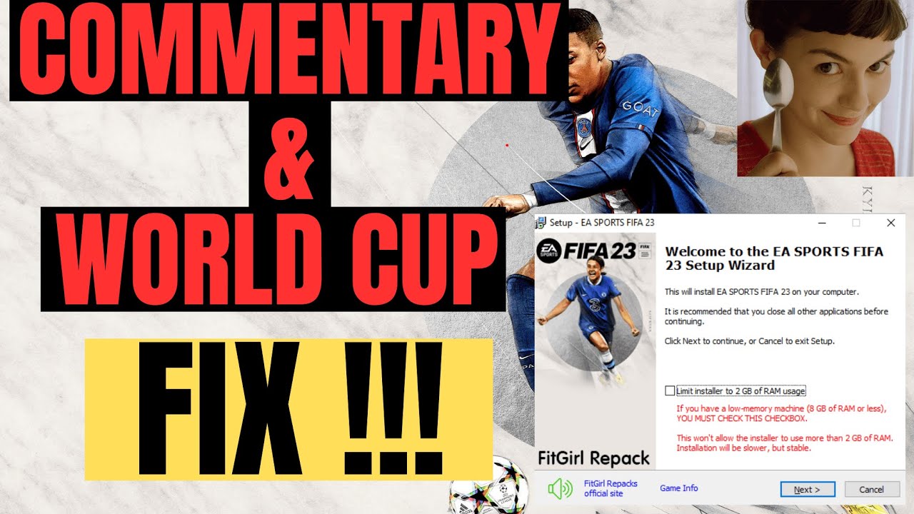 Исправление языка комментаторов и режима ЧМ в FIFA 23 FitGirl Repack. #fitgirlrepack #fifa23fix