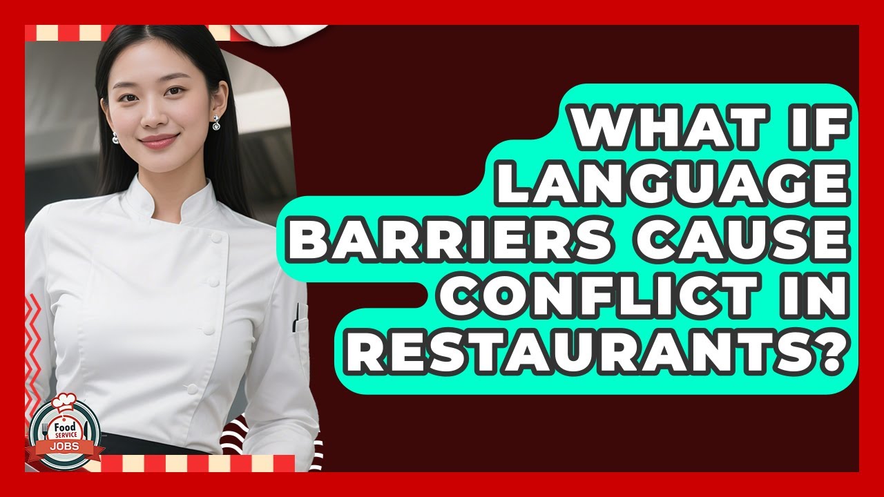 What If Language Barriers Cause Conflict In Restaurants? - Food Service Jobs