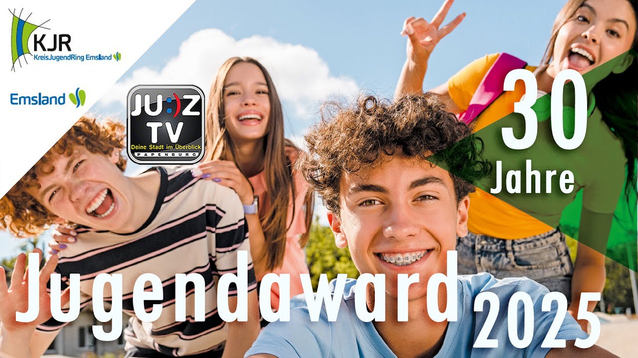 30 Jahre Jugendaward - Der Livestream aus dem Kino Meppen am 14.11.2025 um 18:30