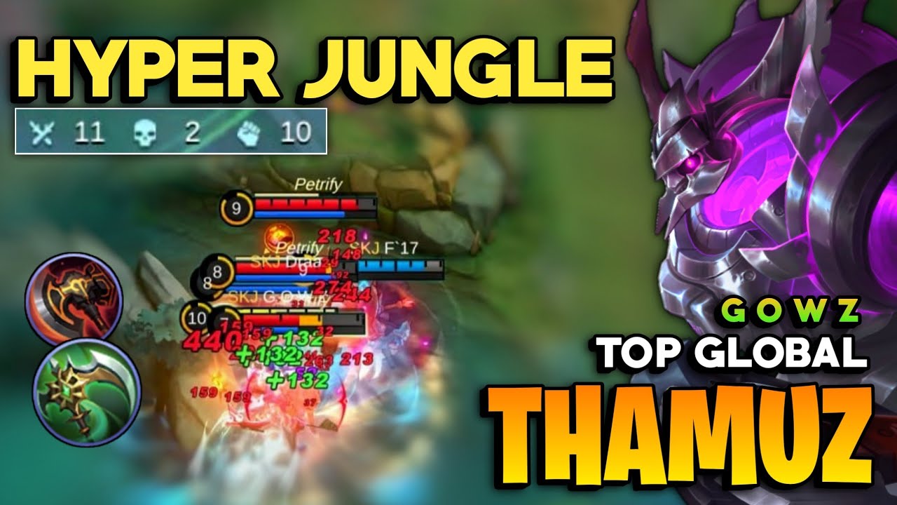 Hyper Thamuz Best Build 2023 [ Thamuz Gameplay Top Global ] By G O W Z. - Mobile Legends