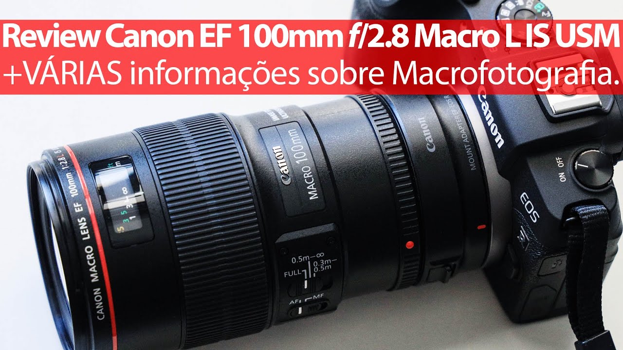 Review Canon EF 100mm f/2.8 Macro L IS USM +VÁRIAS informações sobre Macrofotografia.