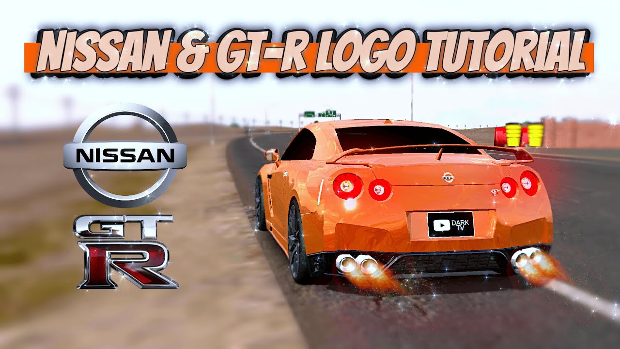 HOW TO DESIGN A NISSAN GTR LOGO & BADGE IN 5 MINUTES (QUICK & EASY) - Car Parking Multiplayer