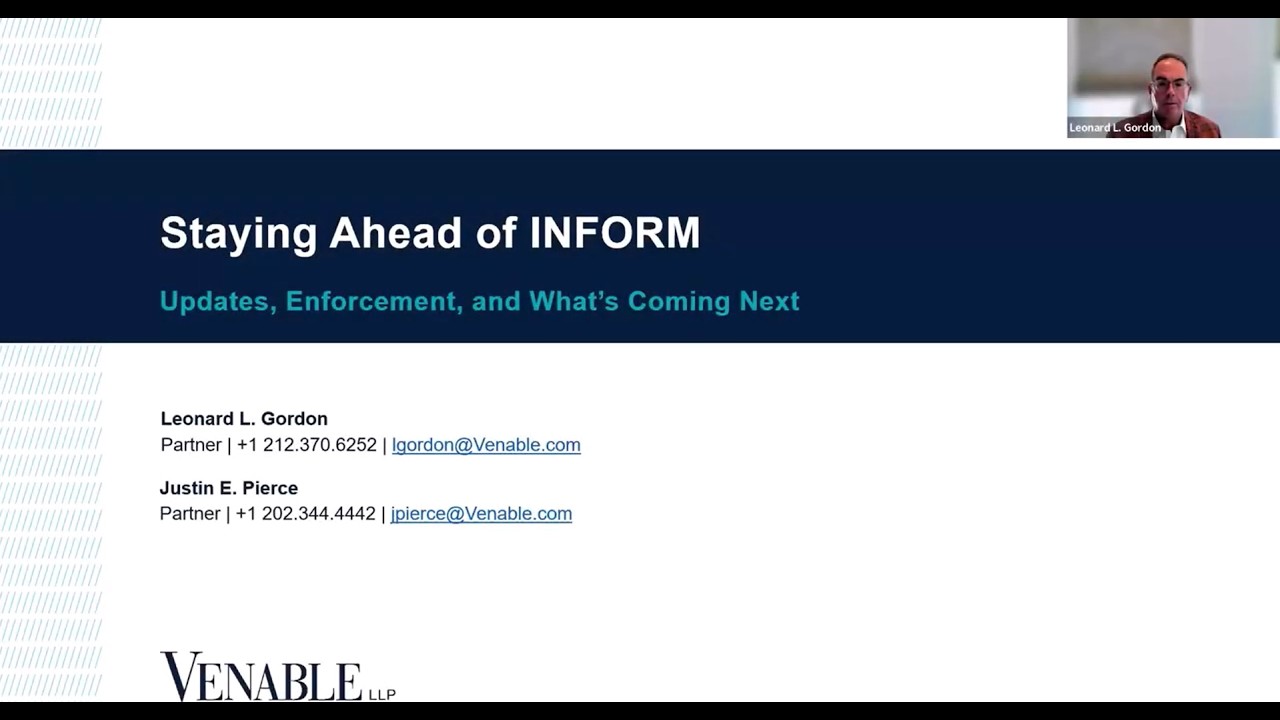 Staying Ahead of INFORM: Updates, Enforcement, and What’s Coming Next