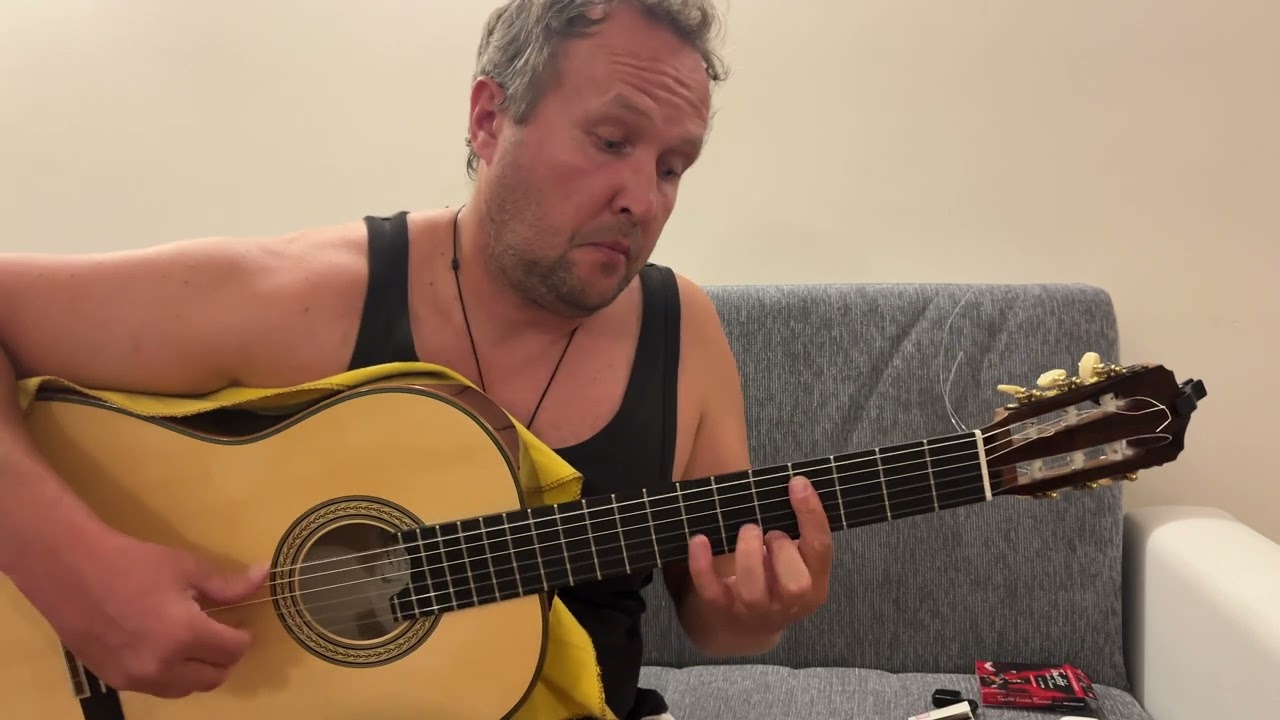 Sound Test of Savarez Tomatito Flamenco Strings on Classical Guitar