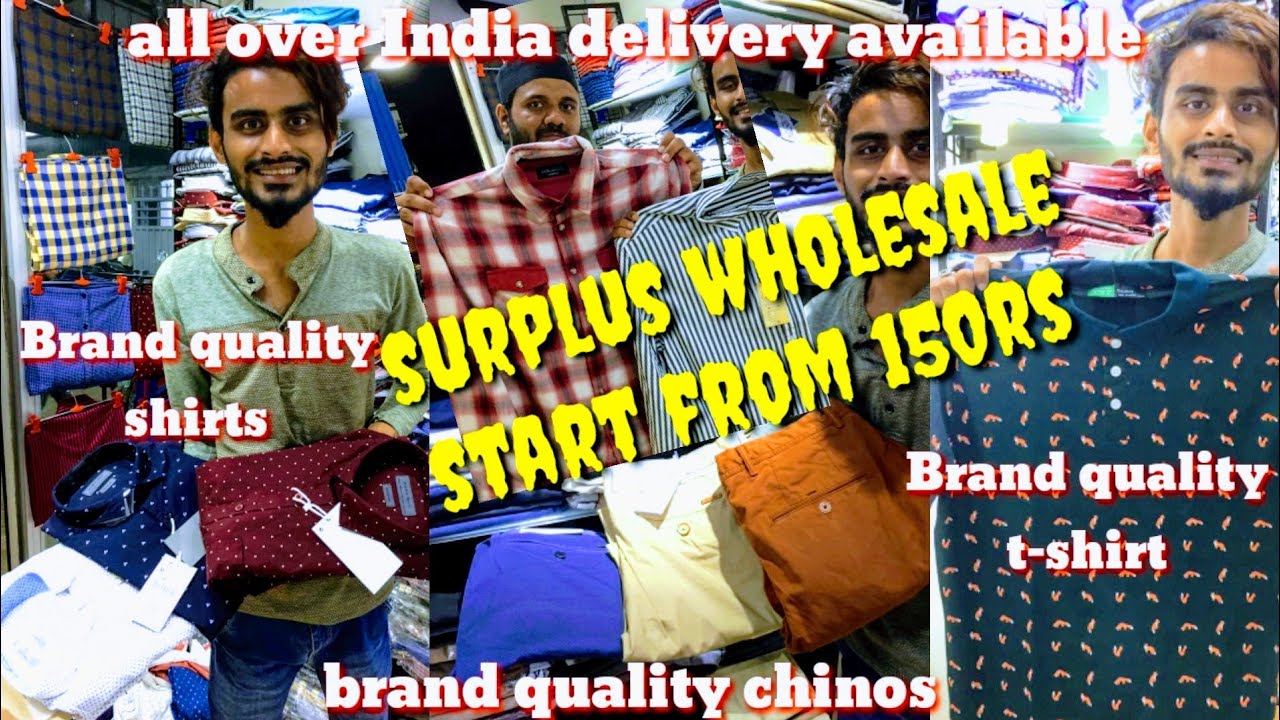 export Surplus wholesale starting from 150|t-shirt,shirt,chinos|wholesale vlogs|wholesale market