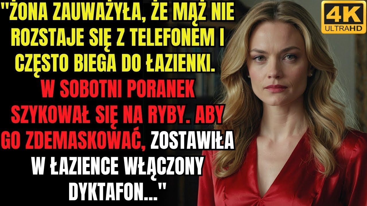 Żona zauważyła, że mąż nie rozstaje się z telefonem i często biega do łazienki, a w sobotę wybierał