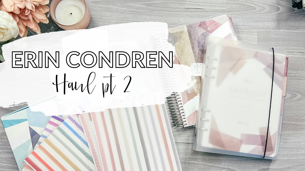 EC COMPACT VERTICAL || Compare A5 Coil vs Ring Inserts ||  Erin Condren Haul Pt 2