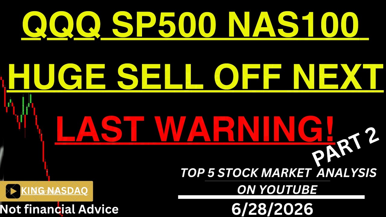 WARNING! HUGE SELL OFF IN QQQ SOON! - apple Tesla msft google meta mu spx stock market charts