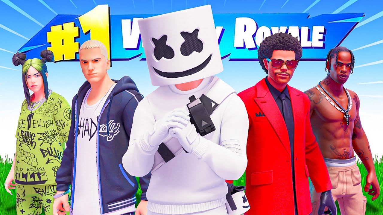 Winning With EVERY Music Fortnite Icon Skin!