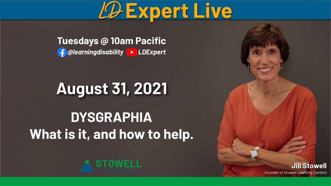 Dysgraphia: What it is and how to help - Jill Stowell