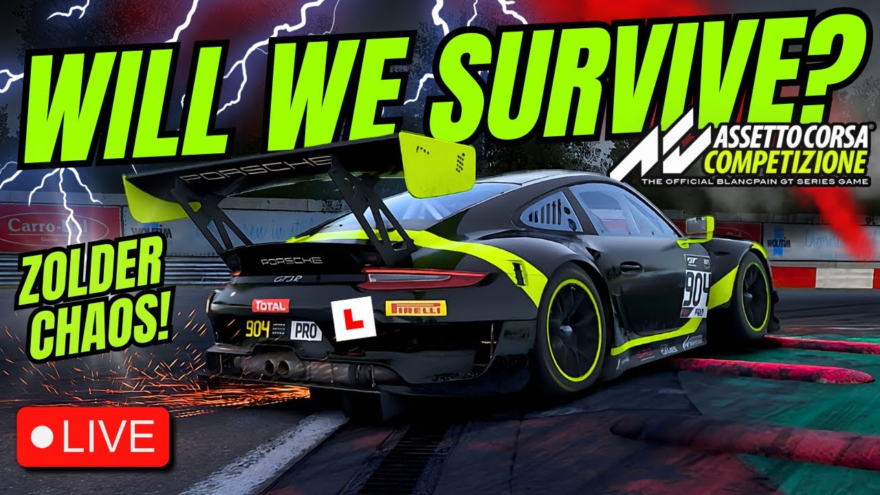 LIVE🔴 ASSETTO CORSA COMPETIZIONE | ZOLDER CHAOS! | SATURDAY RACING