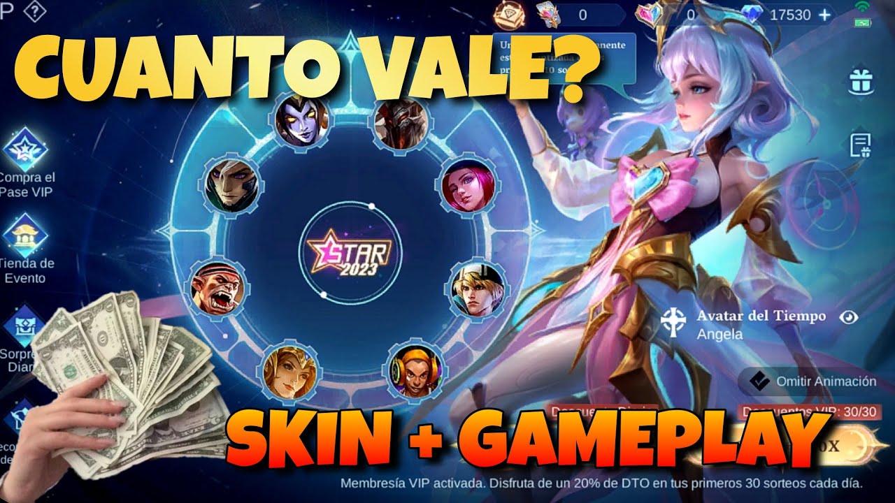 ANGELA VIP ANUAL! CUANTO CUESTA? + GAMEPLAY CON UN SMURF OP? MLBB ESPAÑOL