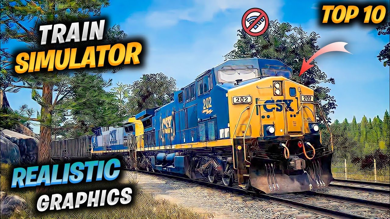 Top 10 New Train Simulator games for Low Spec PC 2023