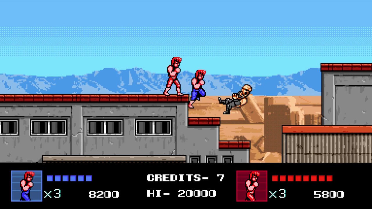 Double Dragon IV Two-Player Playthrough (Switch)