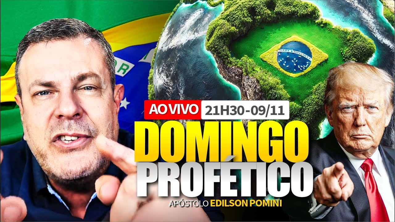 🟢 DOMINGO PROF&Eacute;TICO | AP&Oacute;STOLO EDILSON POMINI 09/11/2025
